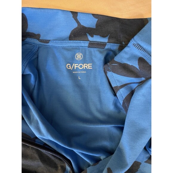 G/FORE TONAL FLORAL LUXE MENS GOLF MID LAYER RACER New With Tags Size Large - Picture 5 of 8